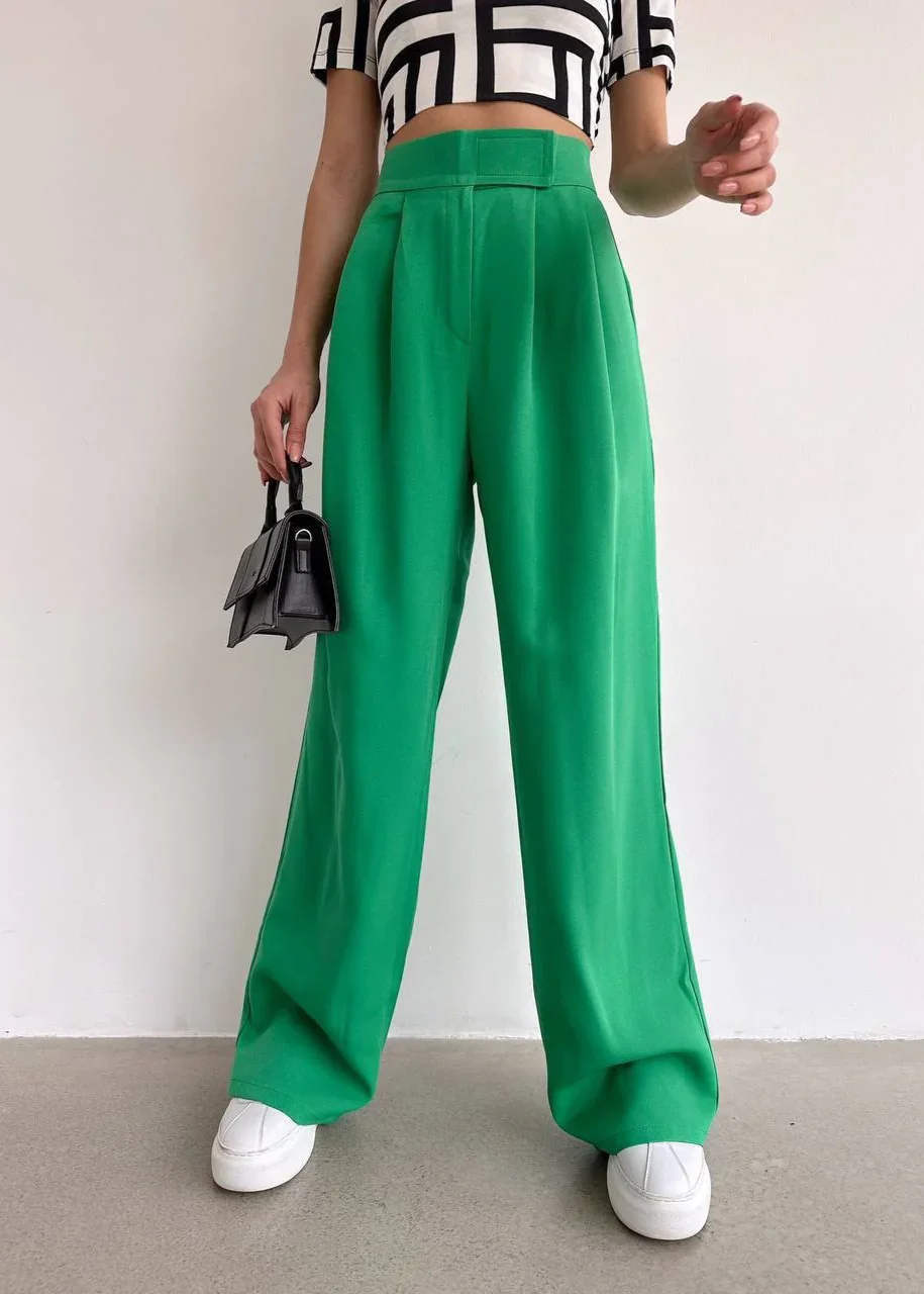 Pantalon Palazzo Avec Scratch - Image 1 of 3