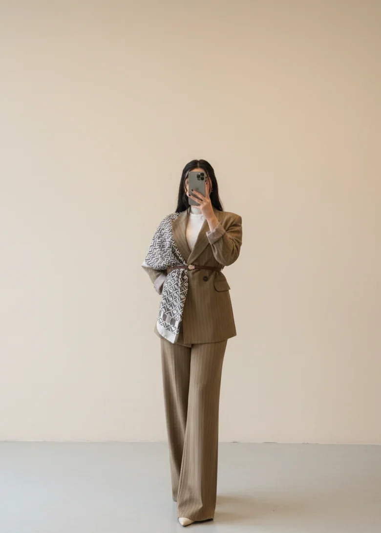 Ensemble Tailleur / Veste Croisée - Image 1 of 4