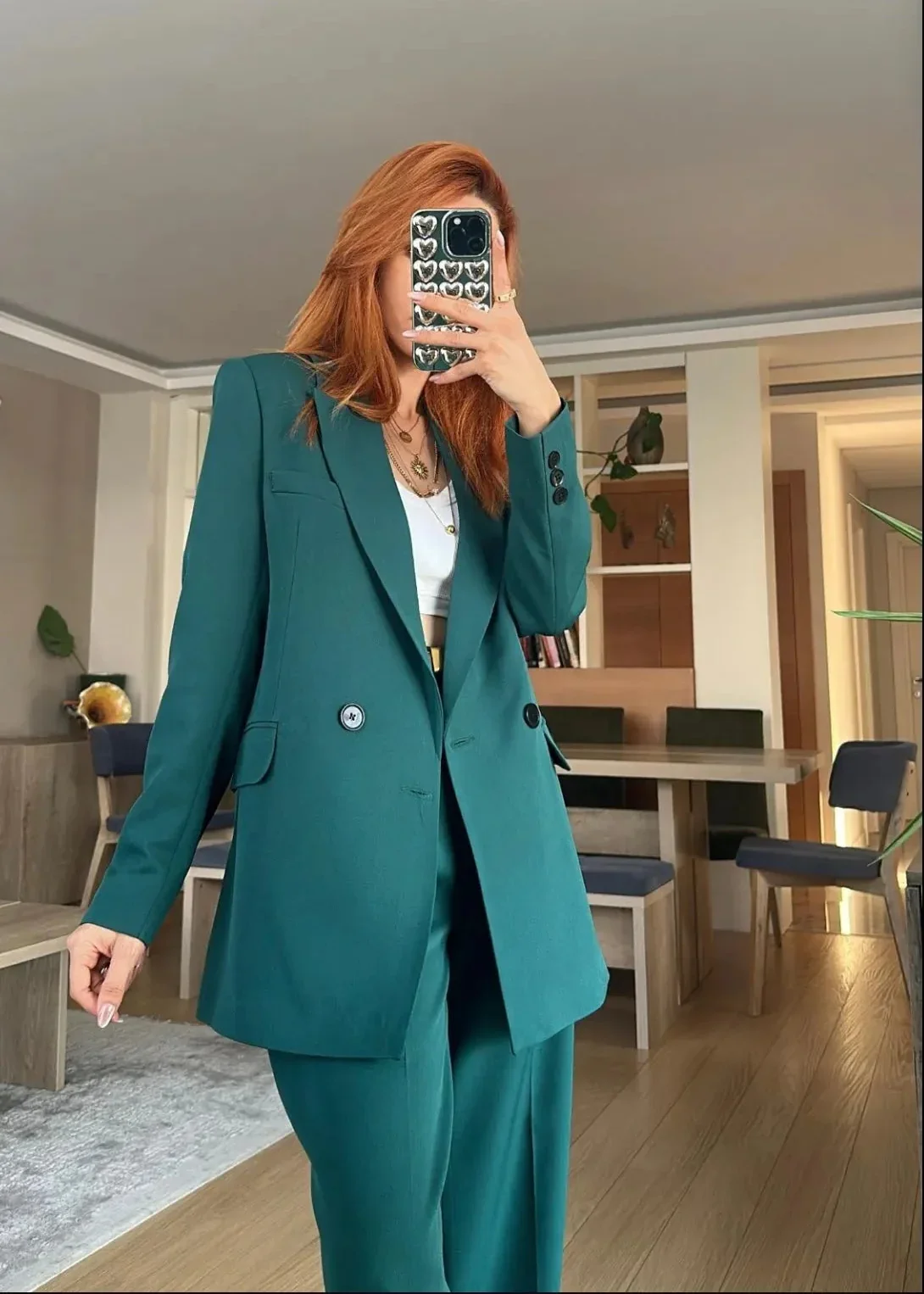 Ensemble Tailleur À Veste Croisée - Image 1 of 3