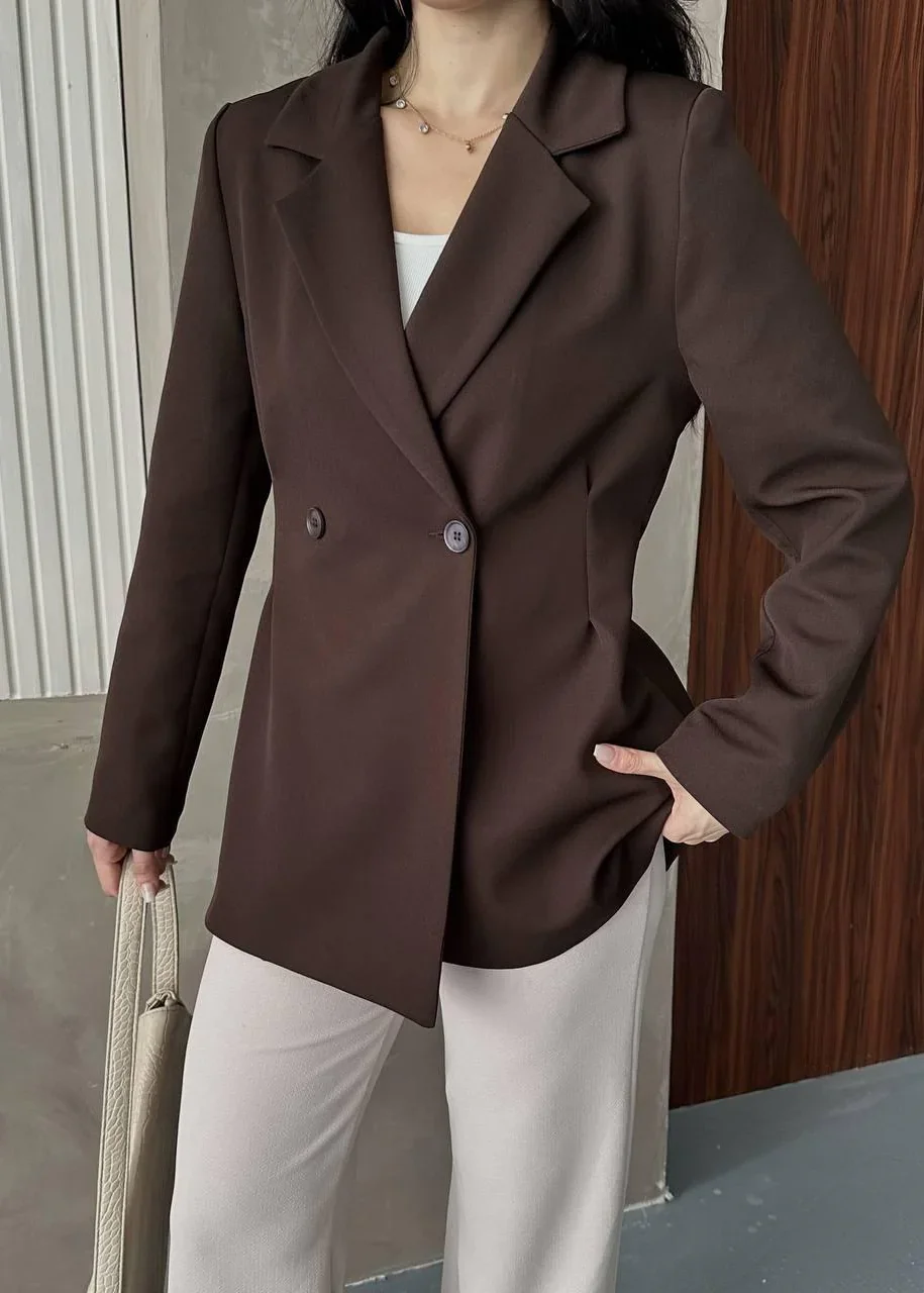 Blazer Classique - Marron Chocolat - Image 1 of 4
