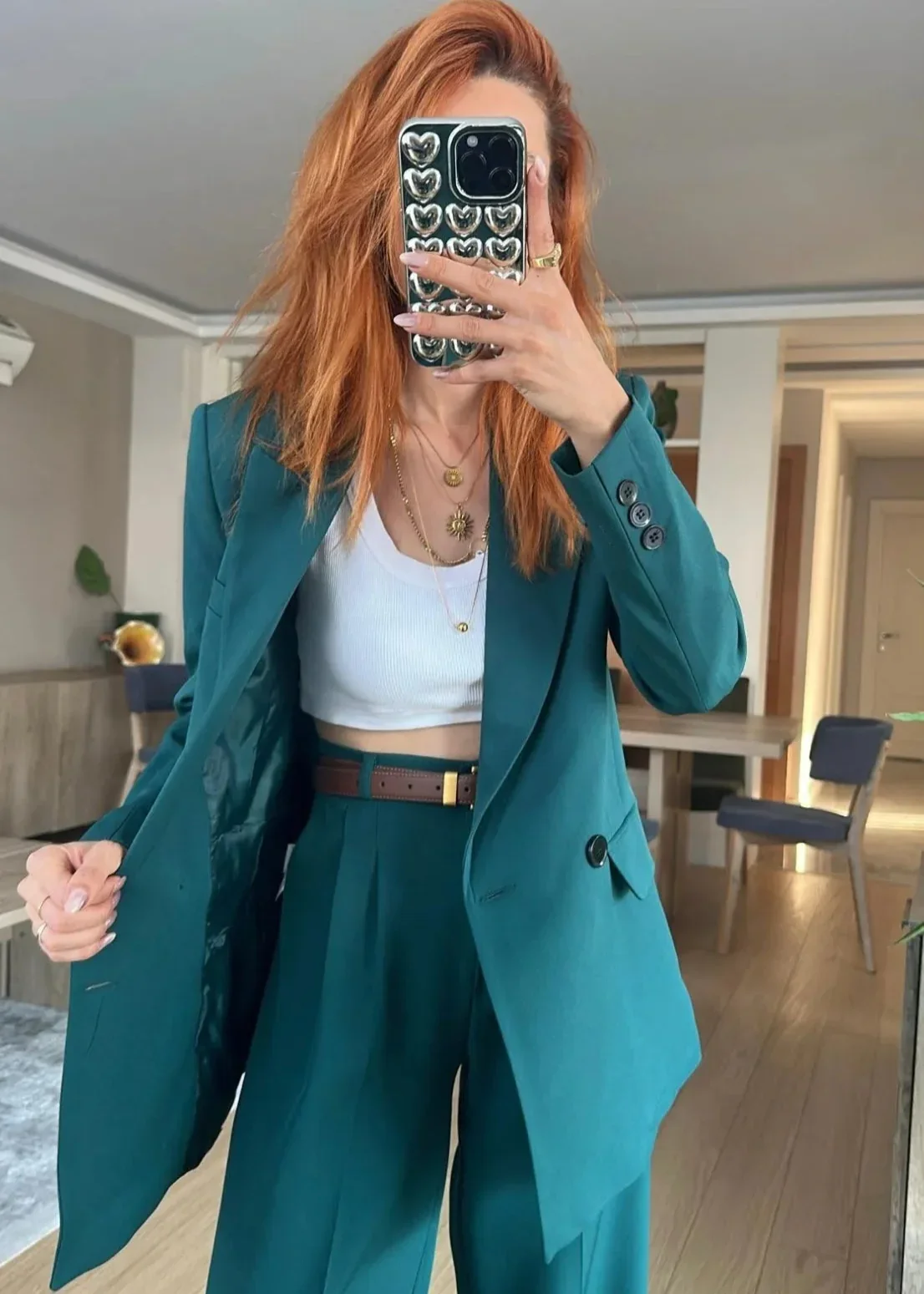 Ensemble Tailleur À Veste Croisée - Image 1 of 3