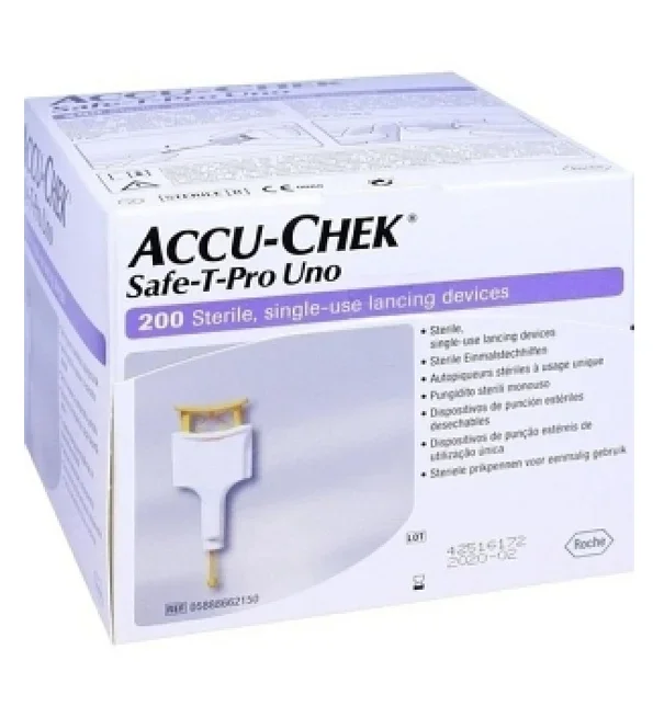 Accu-check Safe-t-pro Uno Lancettes X200 - Image 1 of 1
