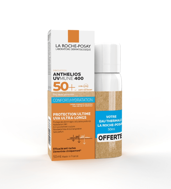 Anthelios Crème Fondante Uvmune 400 + Eau Thermale 50ml Offerte - Image 1 of 1