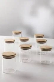 Lot 6 Bocaux en Verre 250 ml Couvercle Hermétique - Image 1 of 4