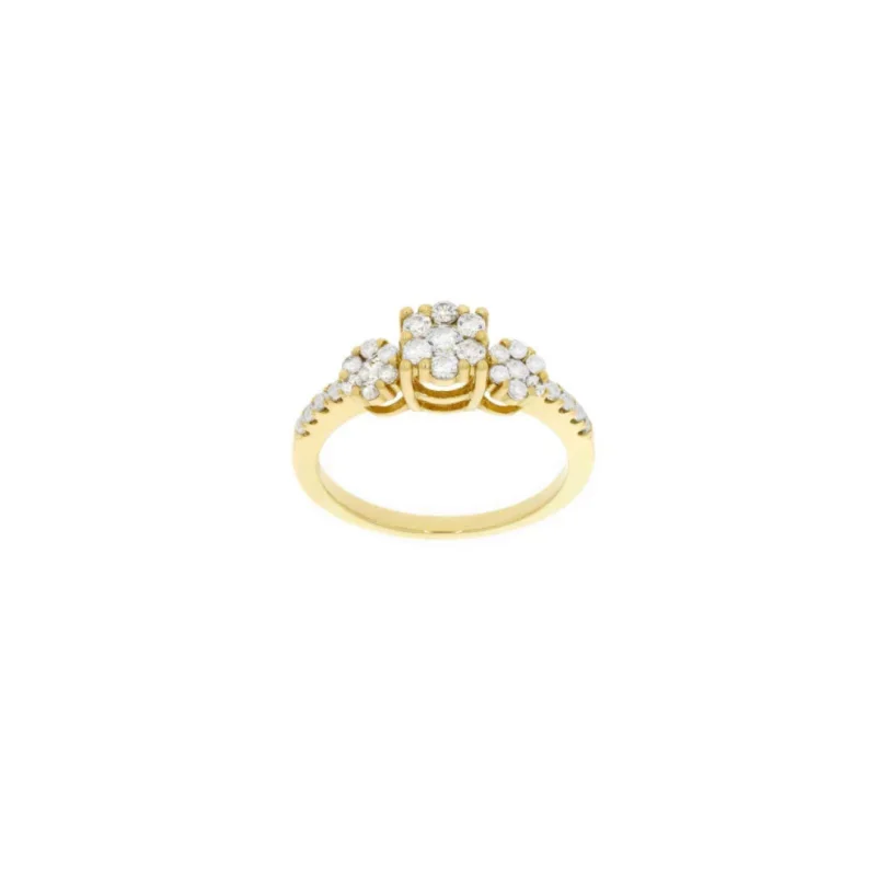 Solitaire Margueritte Excellence Plaqué Or  - Image 1 of 1