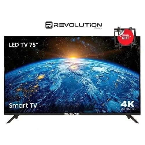 Télévision Smart Tv 75 4k Uhd + Android + Bluetooth + Support - Image 1 of 1