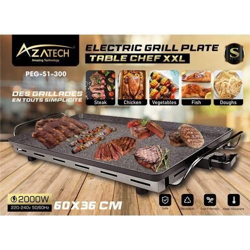 Plaque À Grillade Plancha Barbecue Électrique acier Inoxydable Extra Large - Image 1 of 1