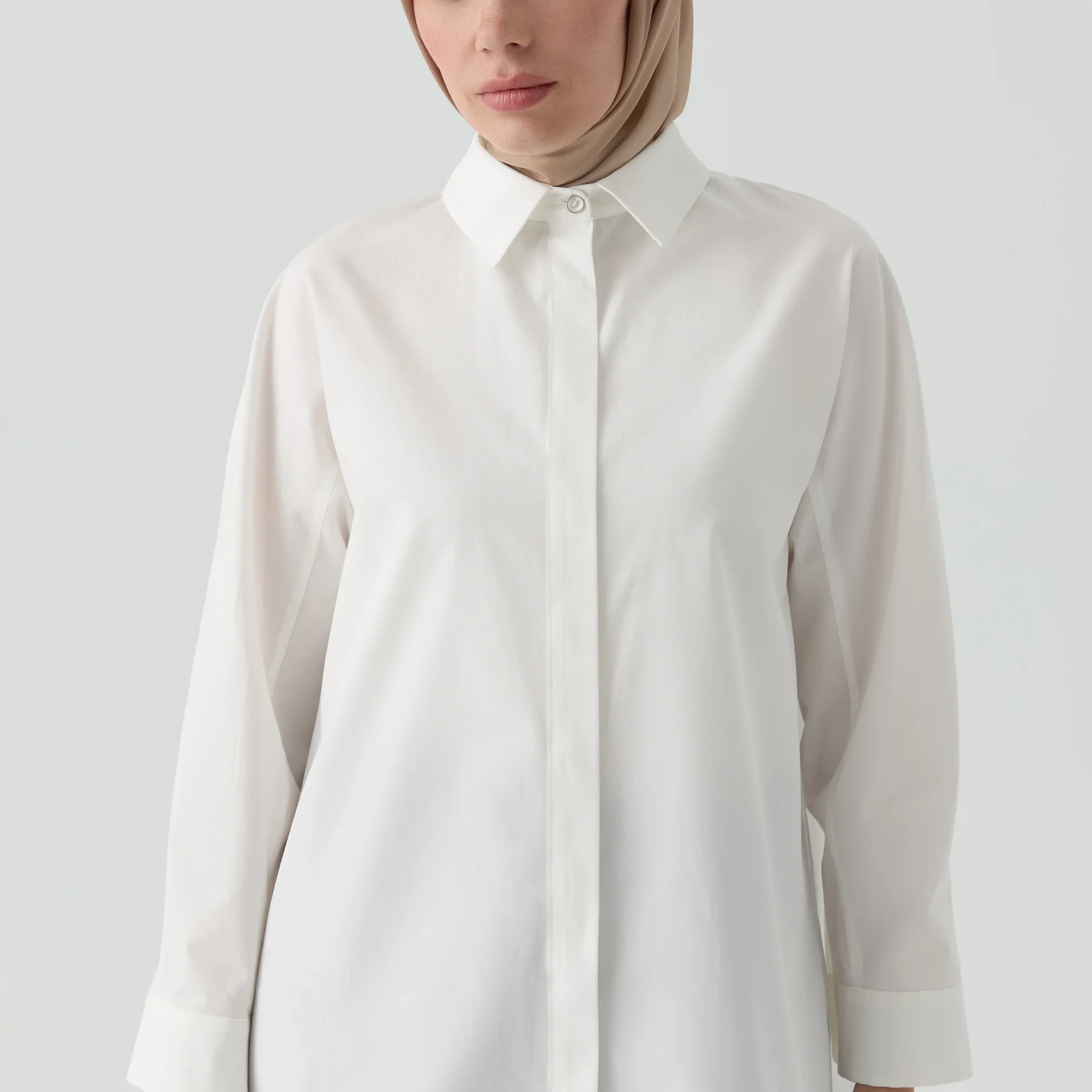 Chemise En Popeline À Manches Courtes - Image 1 of 1