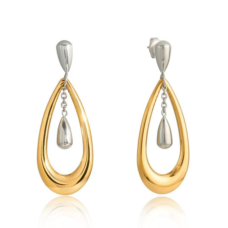 Boucles D'oreilles Plaqué Or Ogn132 - Image 1 of 3