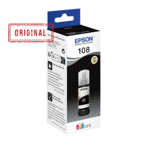108 Bouteille D'encre D'origine Pour L8050 L18050 - Image 1 of 1