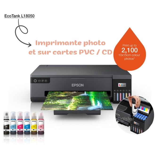 Ecotank L18050 Imprimante Photo A3+ Impression Sur Cartes Pvc - Image 1 of 1