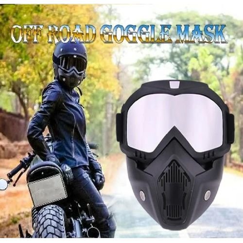 Masque De Lunettes De Moto Avec Filtre Buccal - Image 1 of 4