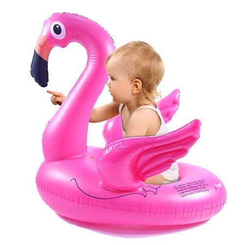 Flotteur De Piscine Gonflable Pour Enfants, Bouée Flamant Rose De Natation - Image 1 of 4