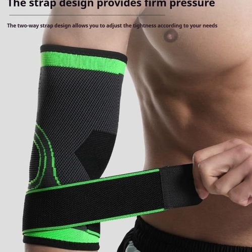 Coudière De Sport Réglable – Support De Coude Élastique Et Respirant Pour Entraînement, Tennis, Musculation - Image 1 of 4