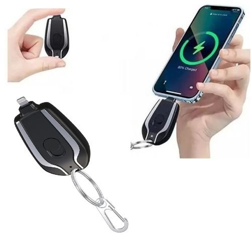 Petit Power Bank De Iphone Portable Compact Usb Avec Porte-clés - Image 1 of 4