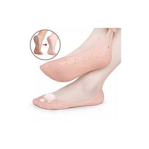 Chaussettes En Silicone Hydratantes - Anti-fissures, Soin Complet Des Pieds - Image 1 of 4
