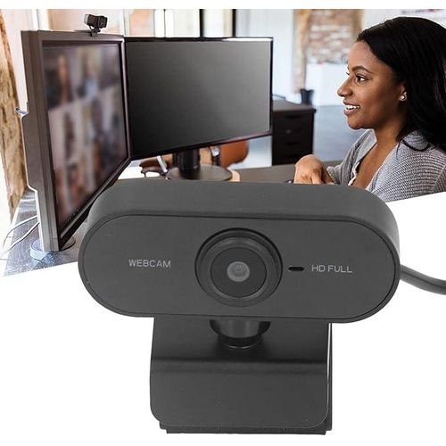 Webcam Hd 1080p Avec Microphone Et Rotation À 360°, Caméra Usb Pour Vidéoconférences Et Streaming - Image 1 of 4