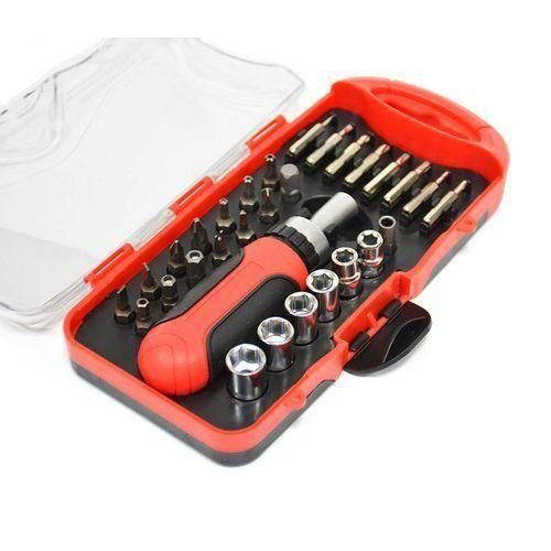 Coffret De Tournevis Et Clés À Douille 30 Pièces, Kit De Réparation Multifonction Pour Bricolage - Image 1 of 4