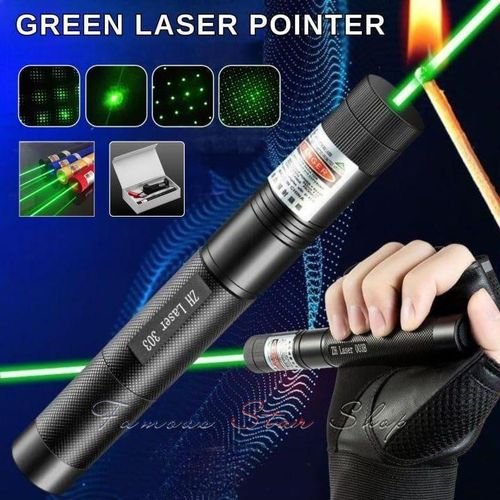 Pointeur Laser Vert Haute Puissance 1000m - Image 1 of 1