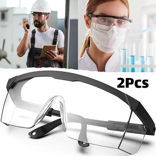 2 Lunettes De Sécurité Dextérieur Pour Le Travail ,protection Des Yeux,anti-projection - Image 1 of 1