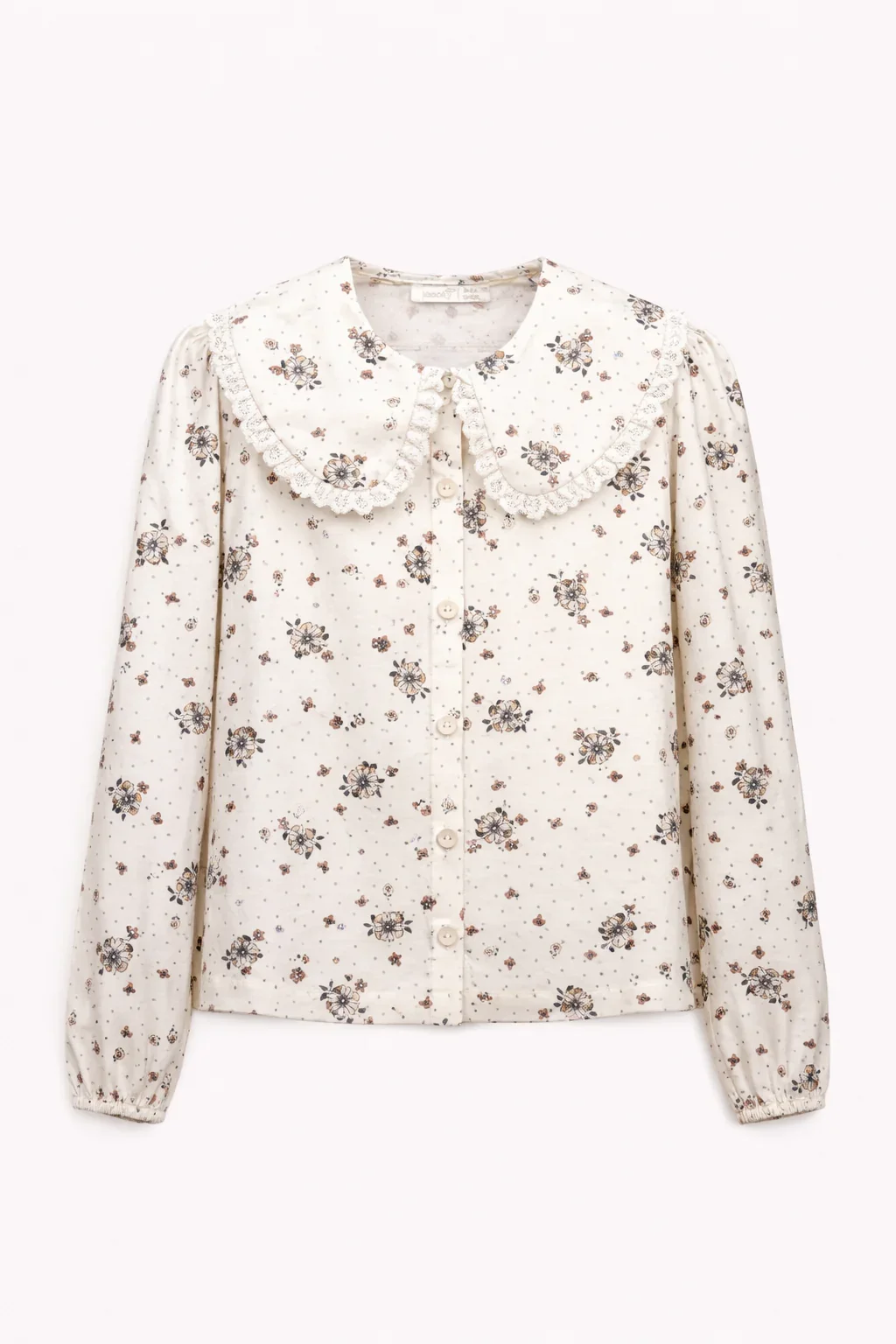 Blouse Imprimée À Col Volanté – Fille - Image 1 of 2