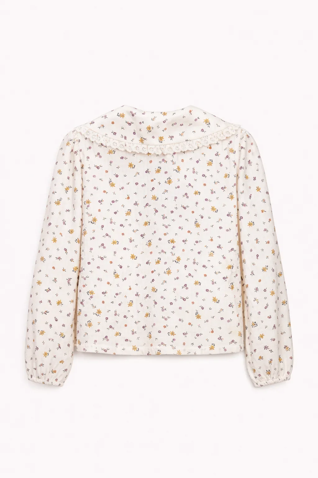 Blouse Fleurie À Col Volanté – Fille - Image 1 of 2