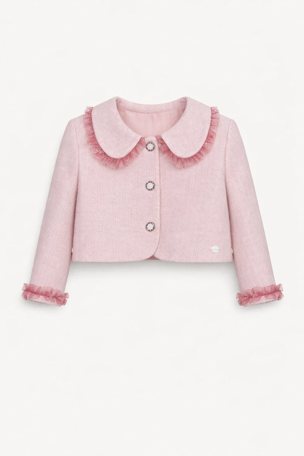 Ensemble Bébé Élégant – Robe & Veste Assortie - Image 1 of 4