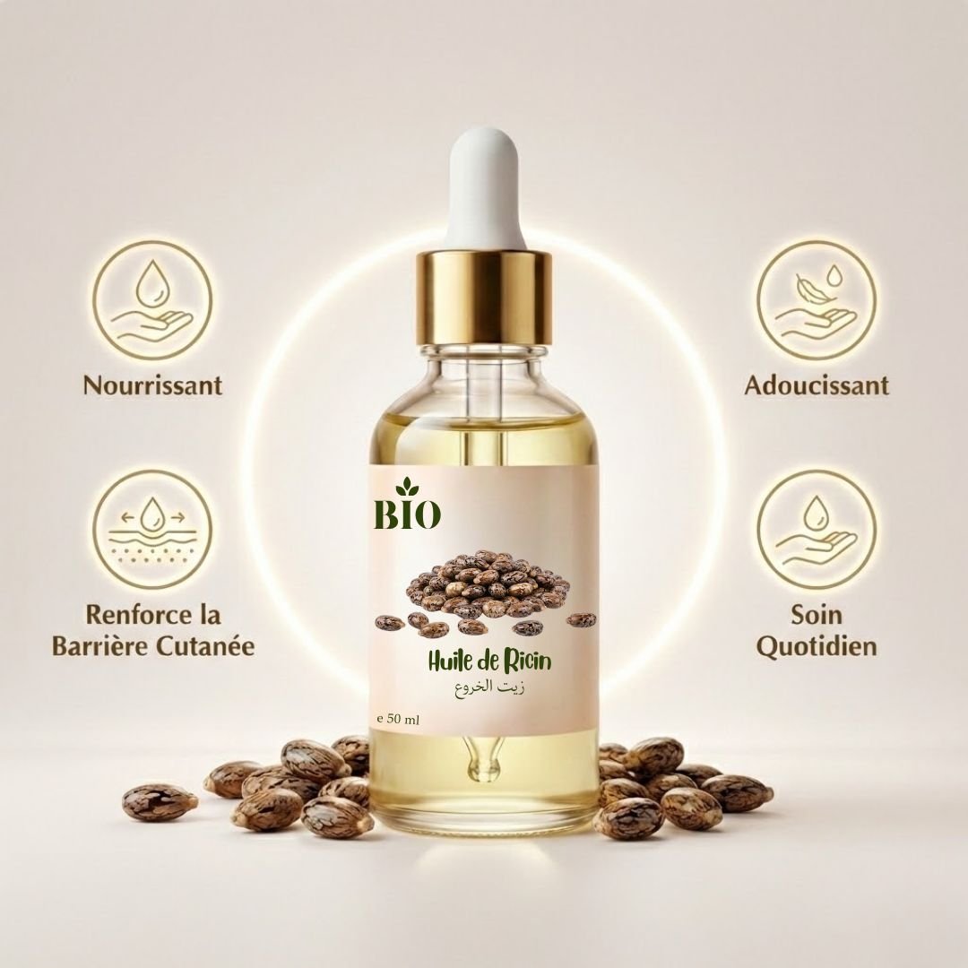 Huile de Ricin   cosmétique naturel cheveux - Image 1 of 1