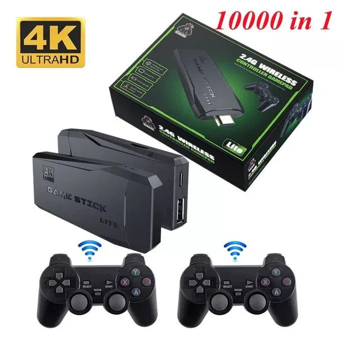 Console De Jeu Vidéo Sans Fil 4k 64gb Avec 10000 Jeux - Image 1 of 1
