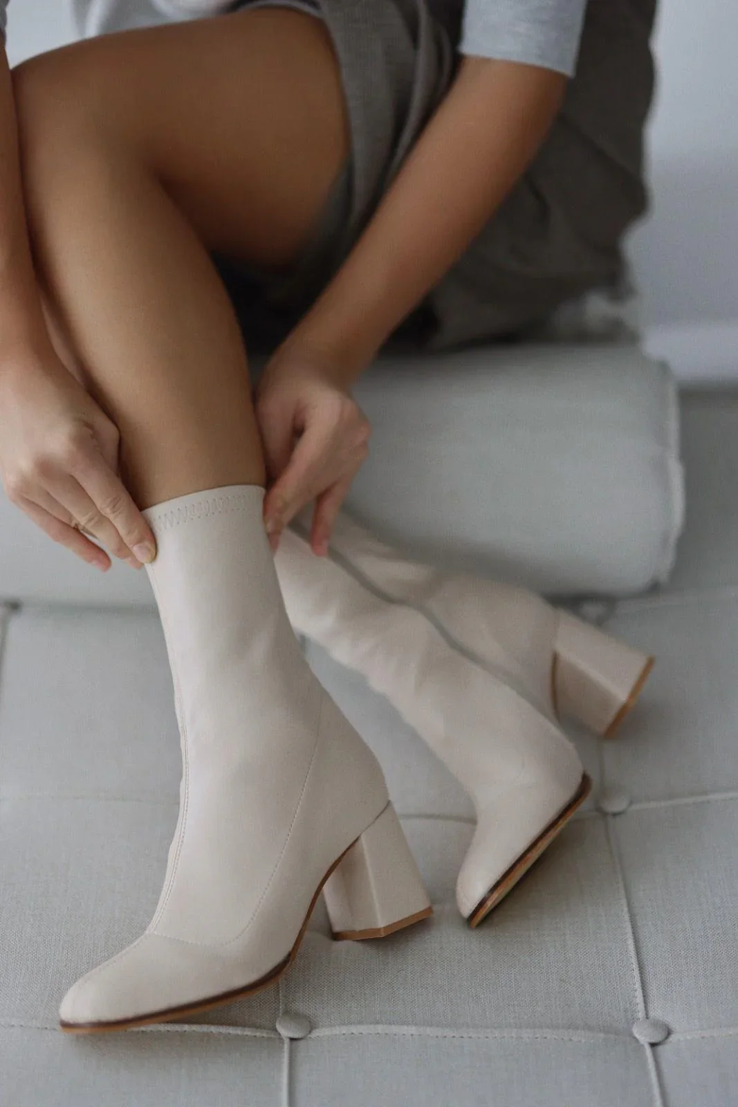 Bottines Stretch À Talon - Image 1 of 1