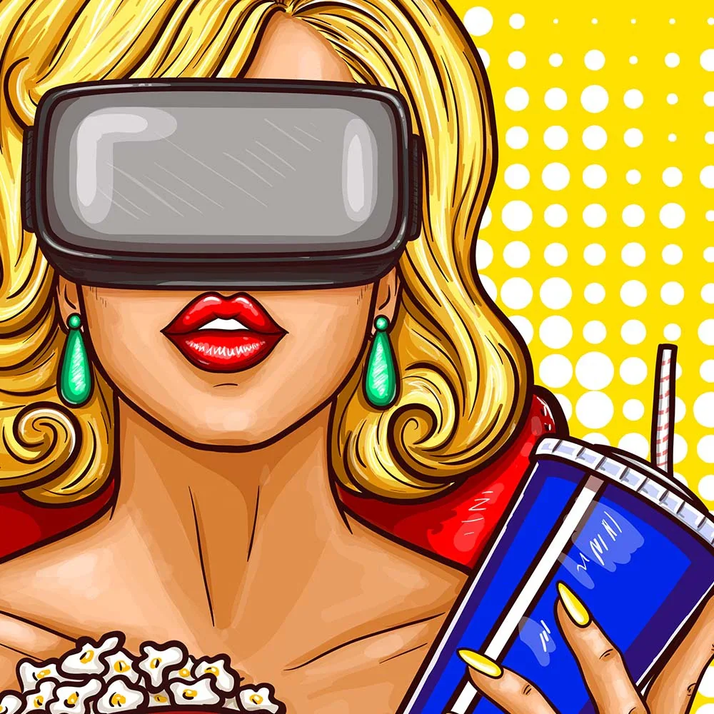 Tableau Blonde Diva – Pop Art - Image 1 of 2