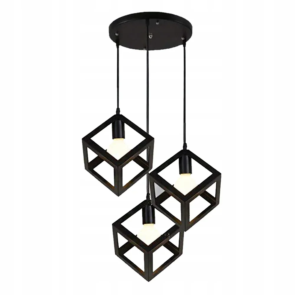 Suspension Cubic – Style Industriel - Image 1 of 4