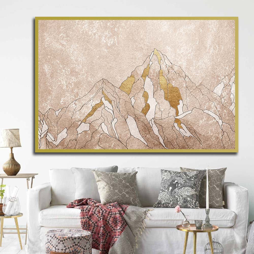 Tableau Gold Peak – Évasion Naturelle - Image 1 of 4