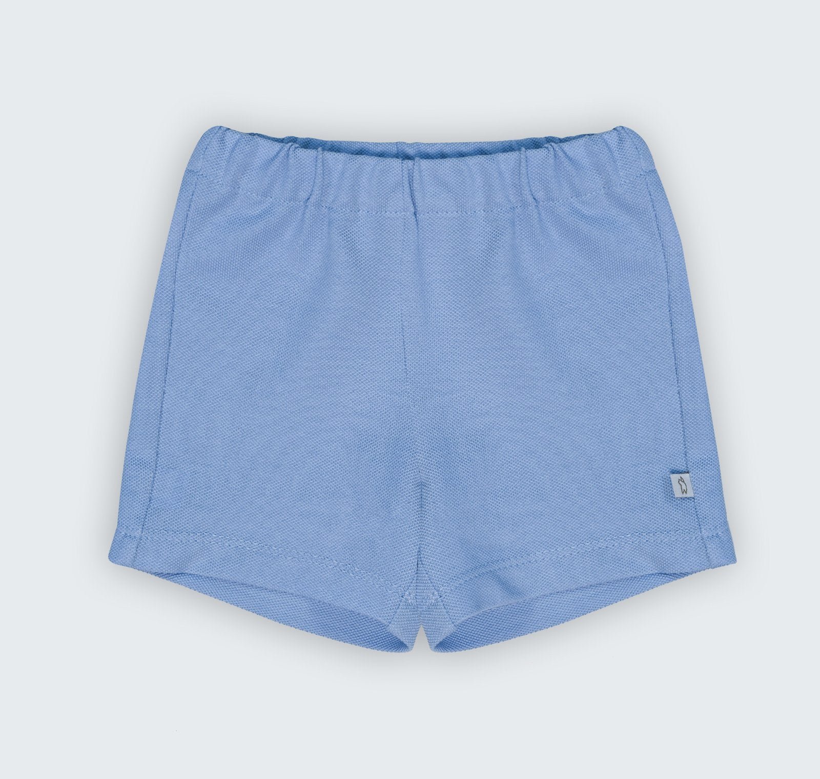 Short Bleu En Piqué 100% Coton - Image 1 of 2