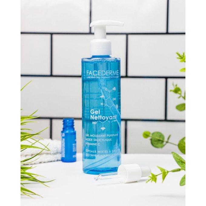 Roller Gel Moussant Nettoyant Visage Peau Grasse Et Mixte Purifiant Acide Salicylique Vitamine C 400ml - Image 1 of 1