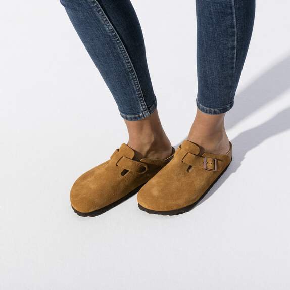 Boston Soft Footbed Suede Leather Mink - Image 1 of 1