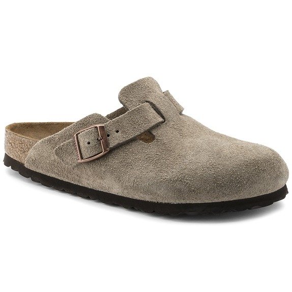 Boston Suede Leather Taupe Narrow - Image 1 of 1