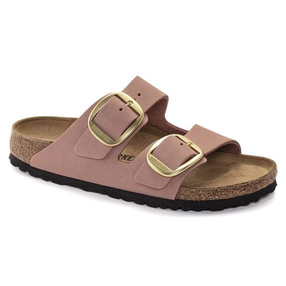 Arizona Big Buckle Nubuck Leather Old Rose Narrow - Image 1 of 1