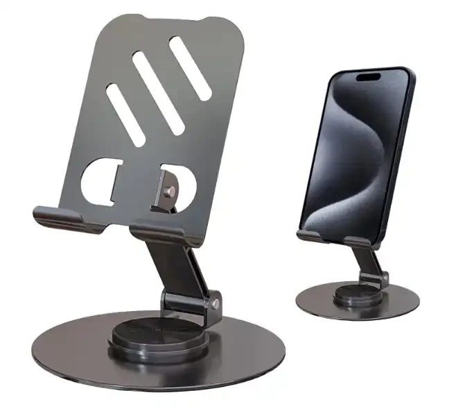 Support Téléphone – Stable, Ajustable Et Pratique Et Rotatif 360° - Image 1 of 3
