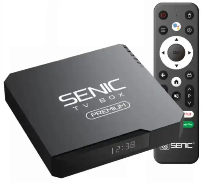 Tv Box Android 14 Senic Sc-301 – Lecteur Multimédia 4k – Iptv 12 Mois Offert - Image 1 of 2
