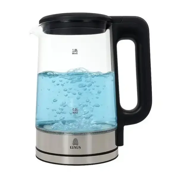 Bouilloire Électrique En Verre – 1,8 L – 1500w  - Image 1 of 2