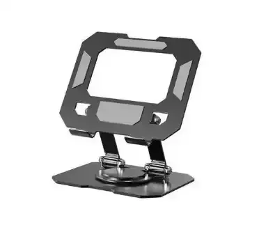 Support De Tablette En Aluminium – Rotation 360°, Pliable – Noir - Image 1 of 3