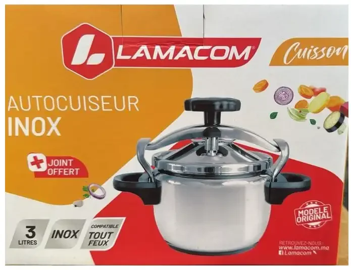 Cocotte-minute – Autocuiseur En Inox – Cuisson Rapide Et Efficace - Image 1 of 1
