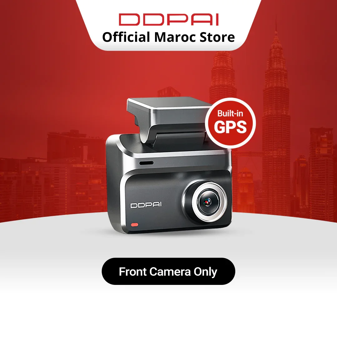 Caméra Dash Cam Ddpai Z50 Pro 4k – Vision Nocturne, Gps, Wi-fi - Image 1 of 4