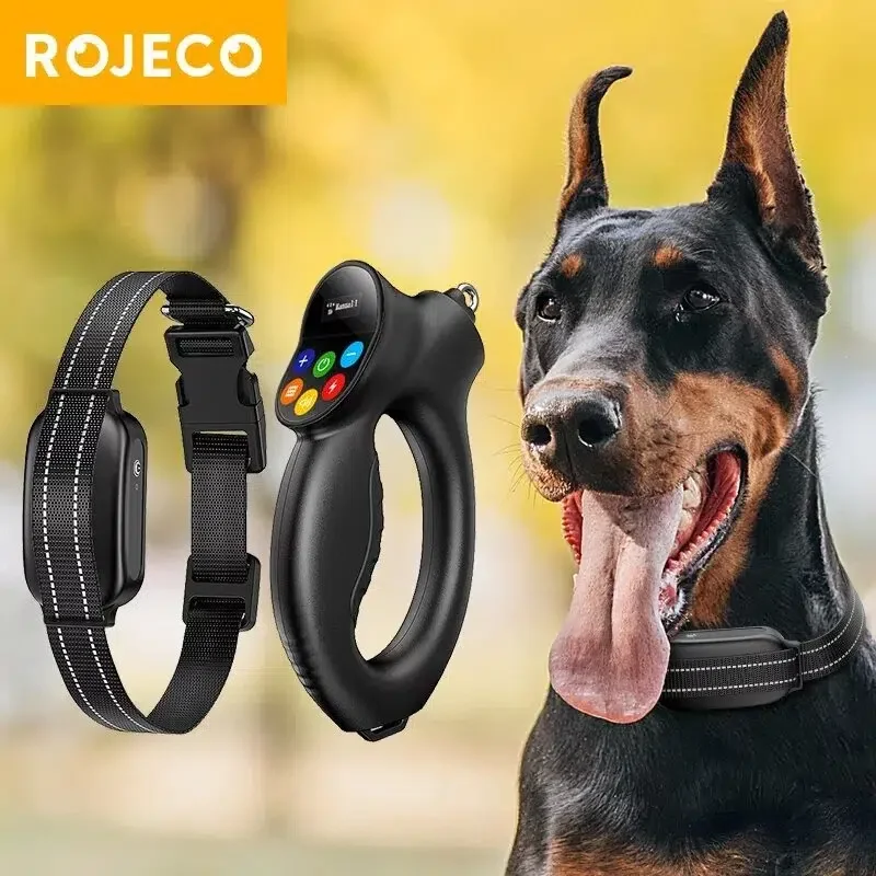 Collier De Dressage Rojeco 500m + Laisse – Télécommande Étanche & Nouvelles Fonctionnalités ! - Image 1 of 4