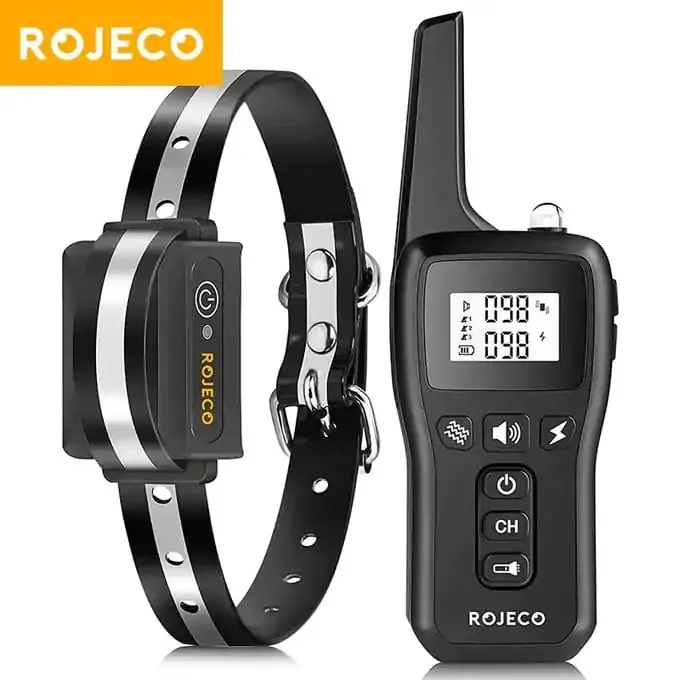 Collier De Dressage Électrique Rojeco 1000m - Pour Une Éducation Canine Douce Et Efficace 🐾 - Image 1 of 4
