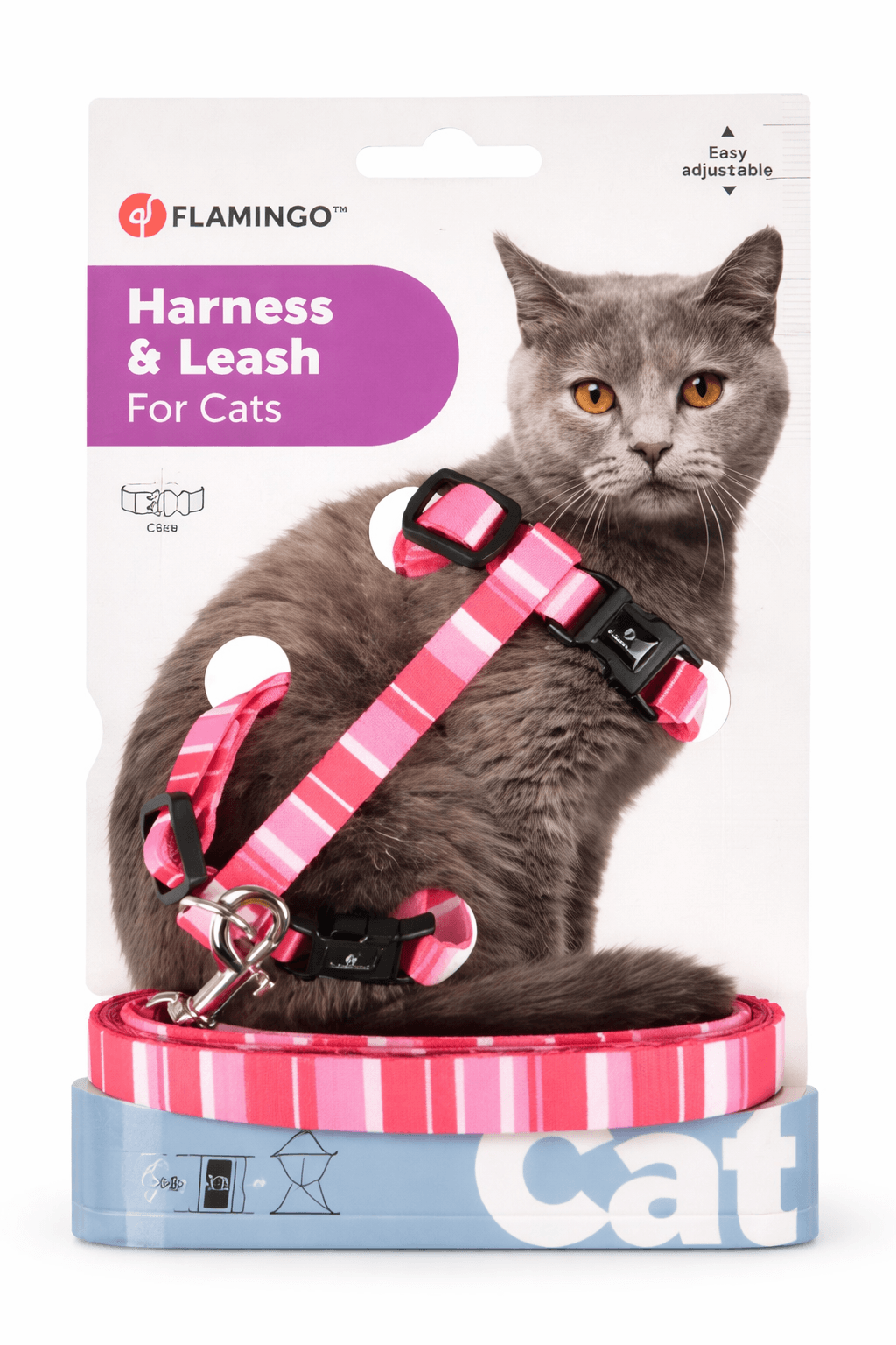 Harnais & Laisse Réglables Pour Chat - Image 1 of 1