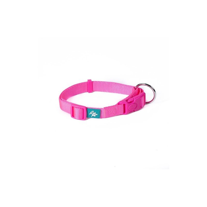 Collier En Nylon Pour Chiens Rose Taille M - Image 1 of 1