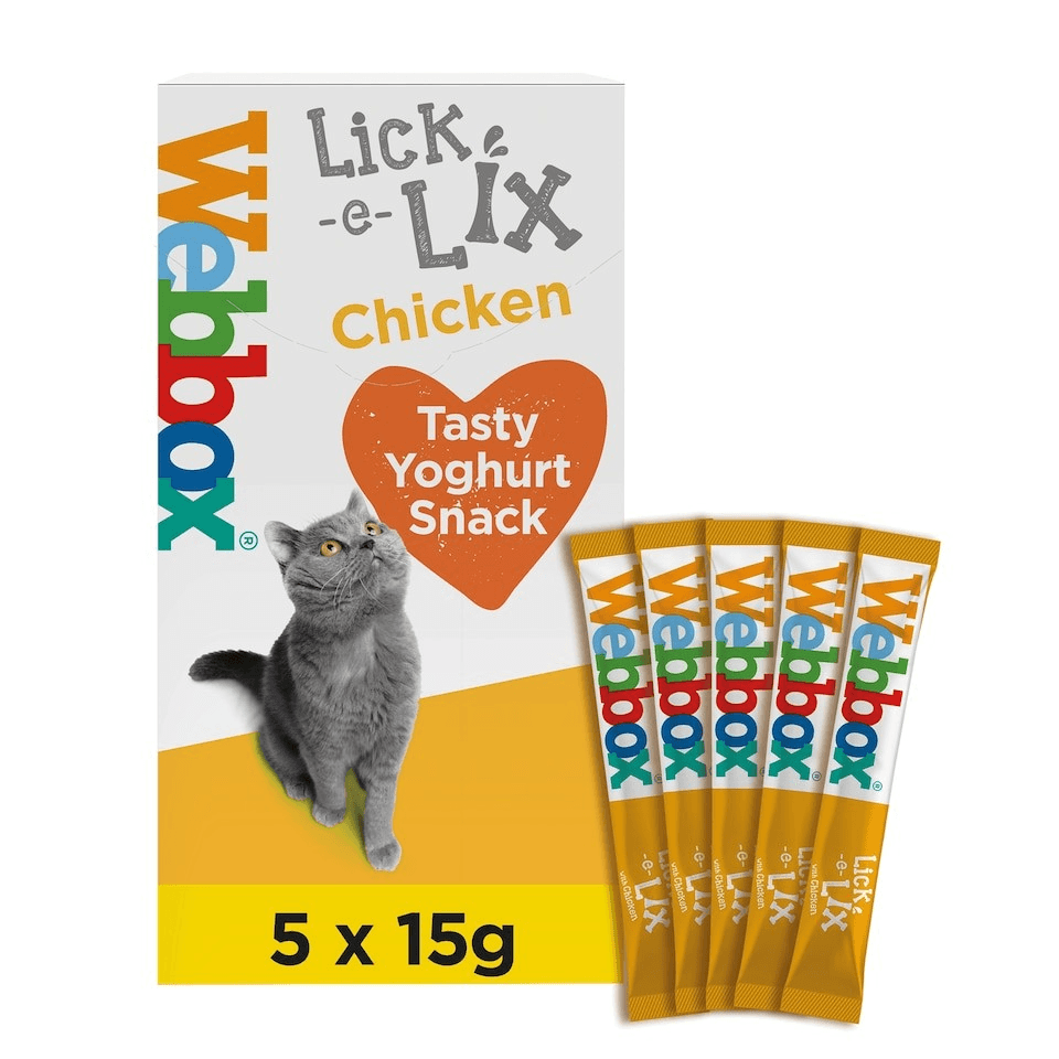 Lick-e-lix Chicken (poulet) Pour Chat 5x15g - Image 1 of 1
