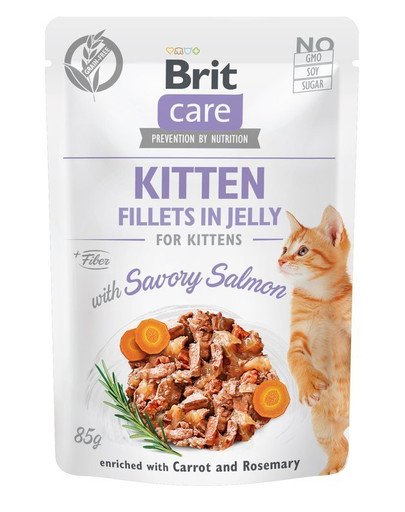 Care Fillets In Jelly With Salmon Kitten 85g - Image 1 of 1